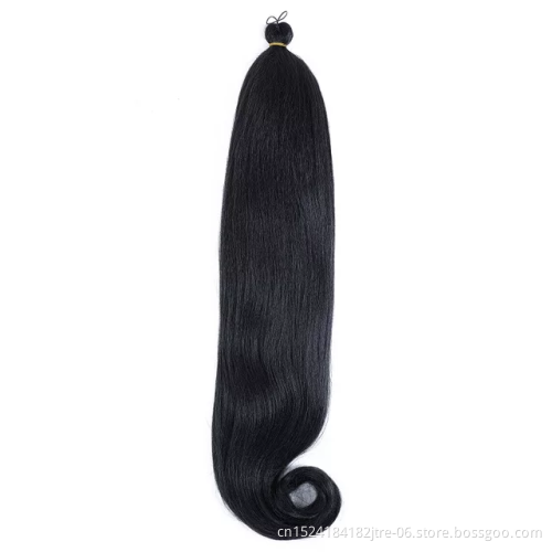 Imported Japanese fiber high temerature heat resistant yaki pony braiding hair, short synthetic wavy hair yaki pony braid